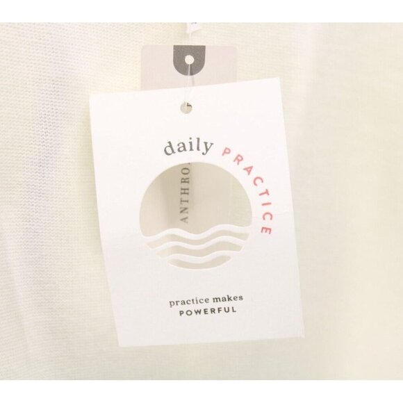 Daily Practice by Anthropologie Women's Half-Zip Pullover Vanilla Sz S NWT - Picture 7 of 8